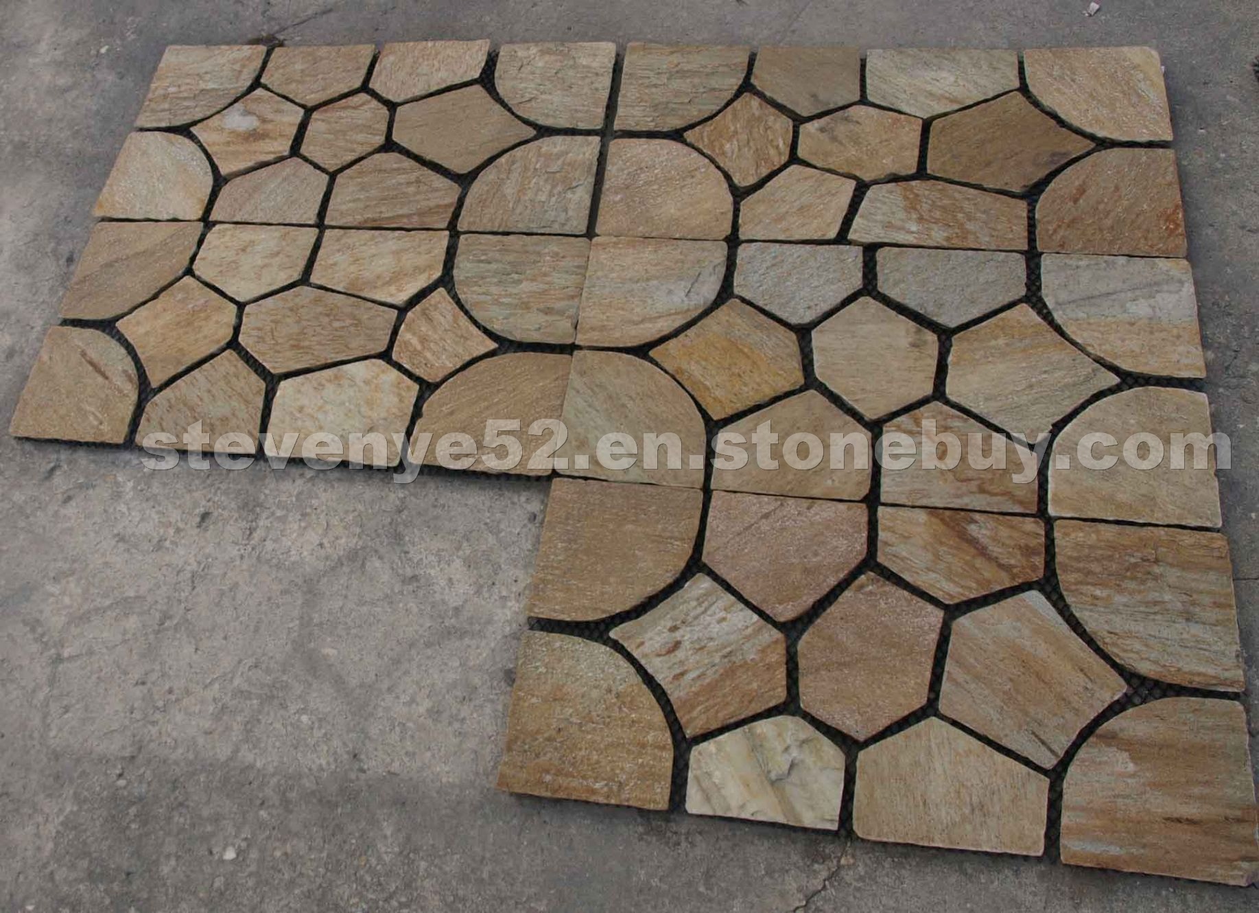 Yellow Slate Paving Stone