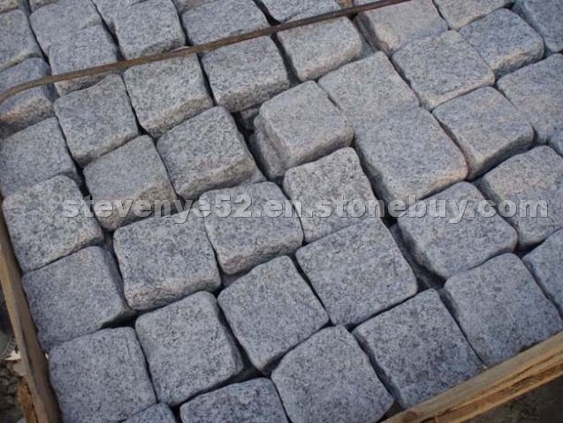 Grey Granite Tumbled Cobble Stone