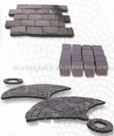 Black basalt cubicstone