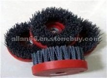 Circular abrasive brushes