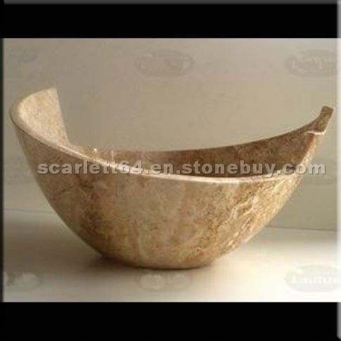 Beige Travertine Sink