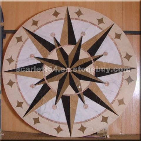 Marble Water Jet Medallion Marble Water Jet Medallion