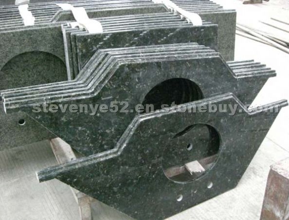 Brazil Butterfly Green granite vanity tops