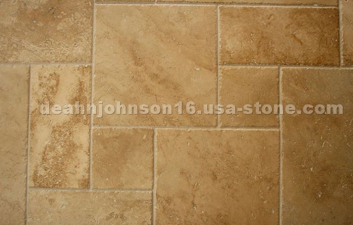 Cappuccino Medium Travertine Versailles Pattern
