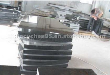 Absolute Black  polished Granite Slabs