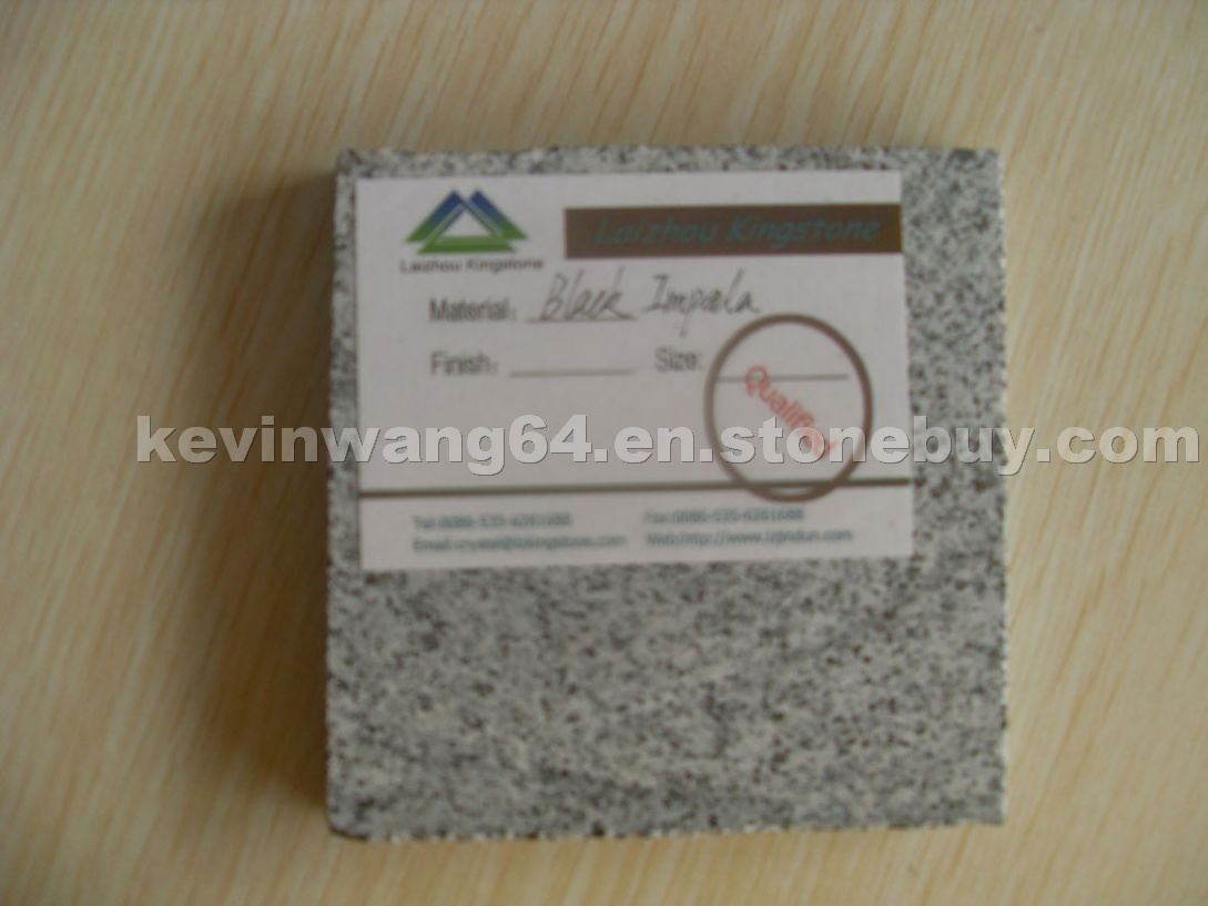 China Impala Black natural granite