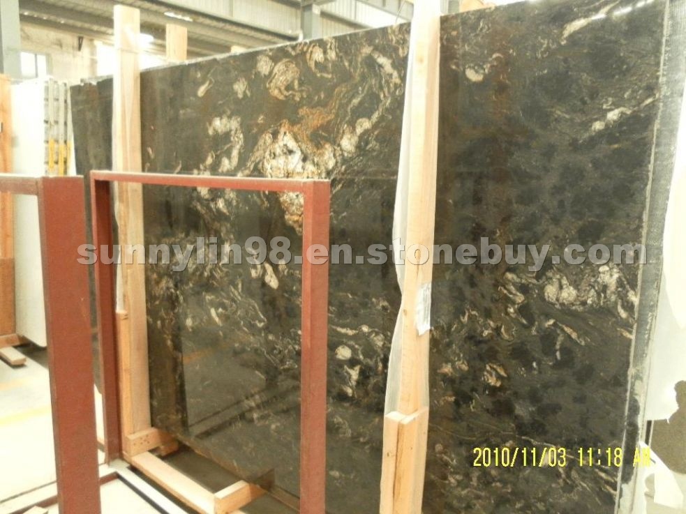 Cosmic Blue, Black Cosmic Granite Slabs