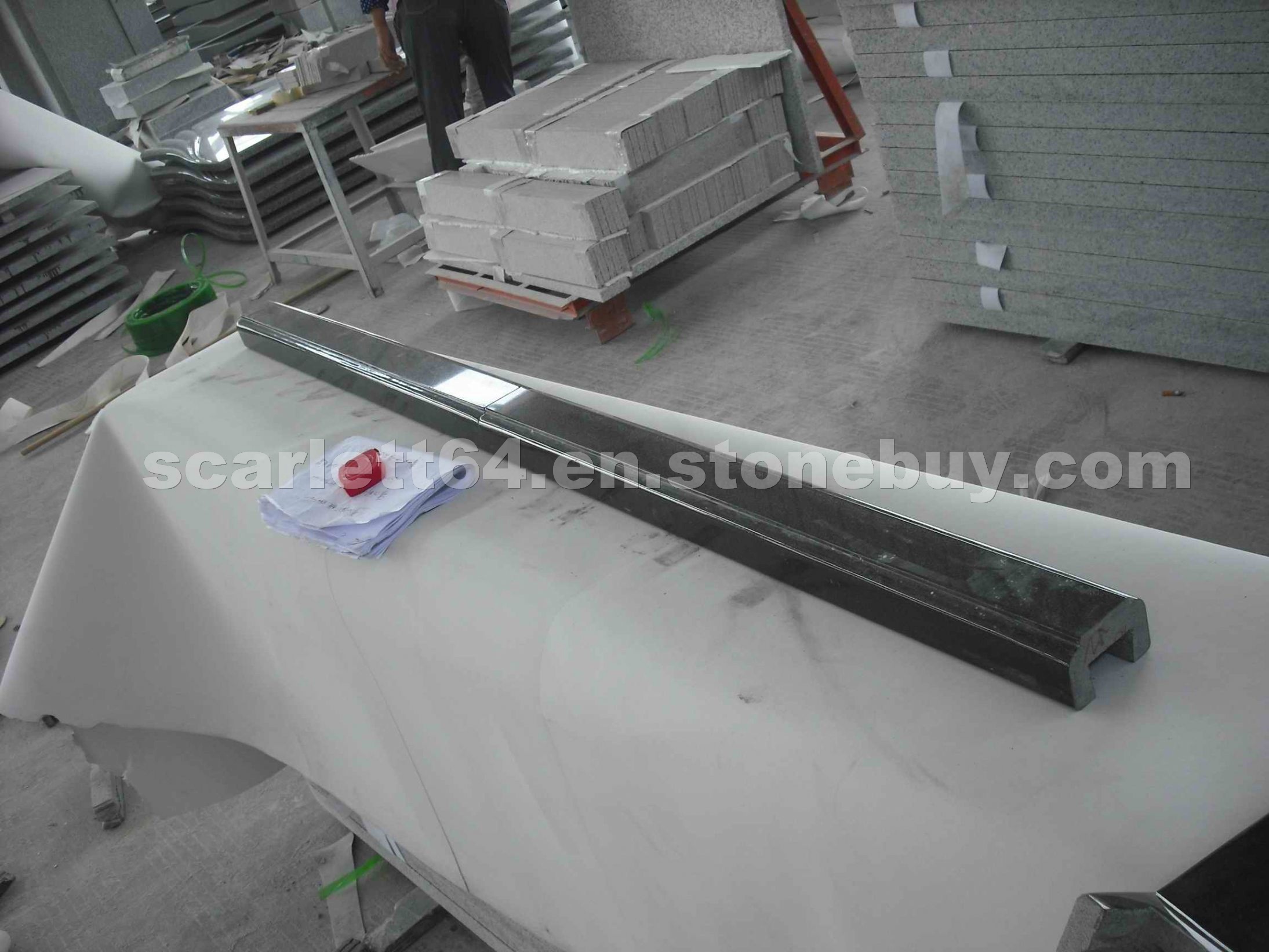Black Granite Handrail Black Granite Handrail