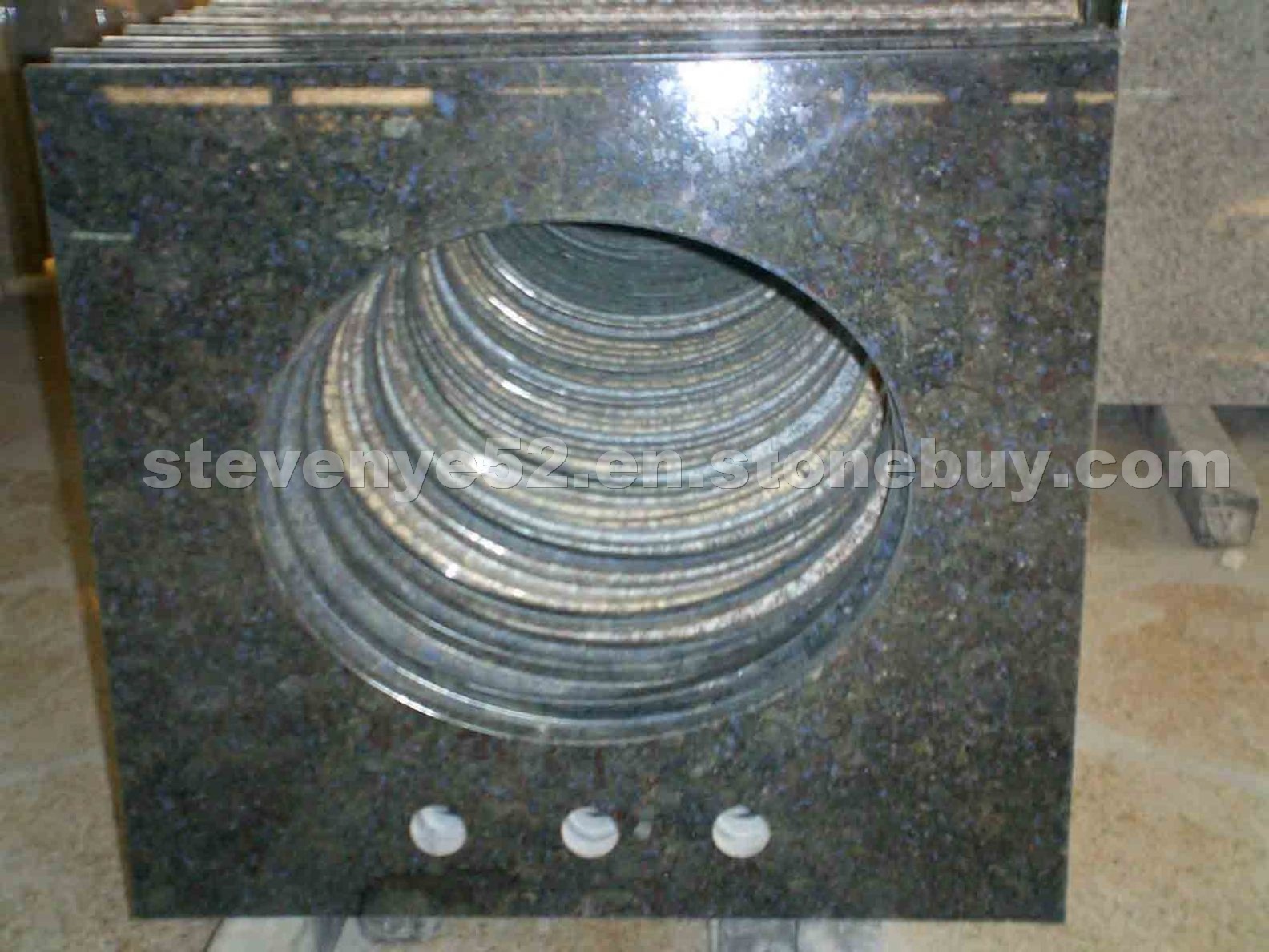 Butterfly Blue granite vanity tops