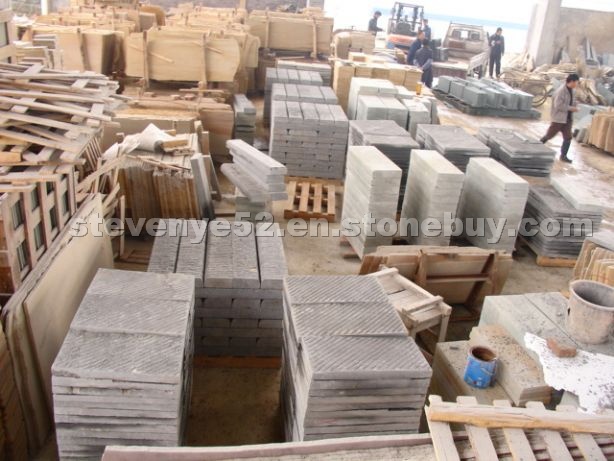 Black sandstone chiselled 2