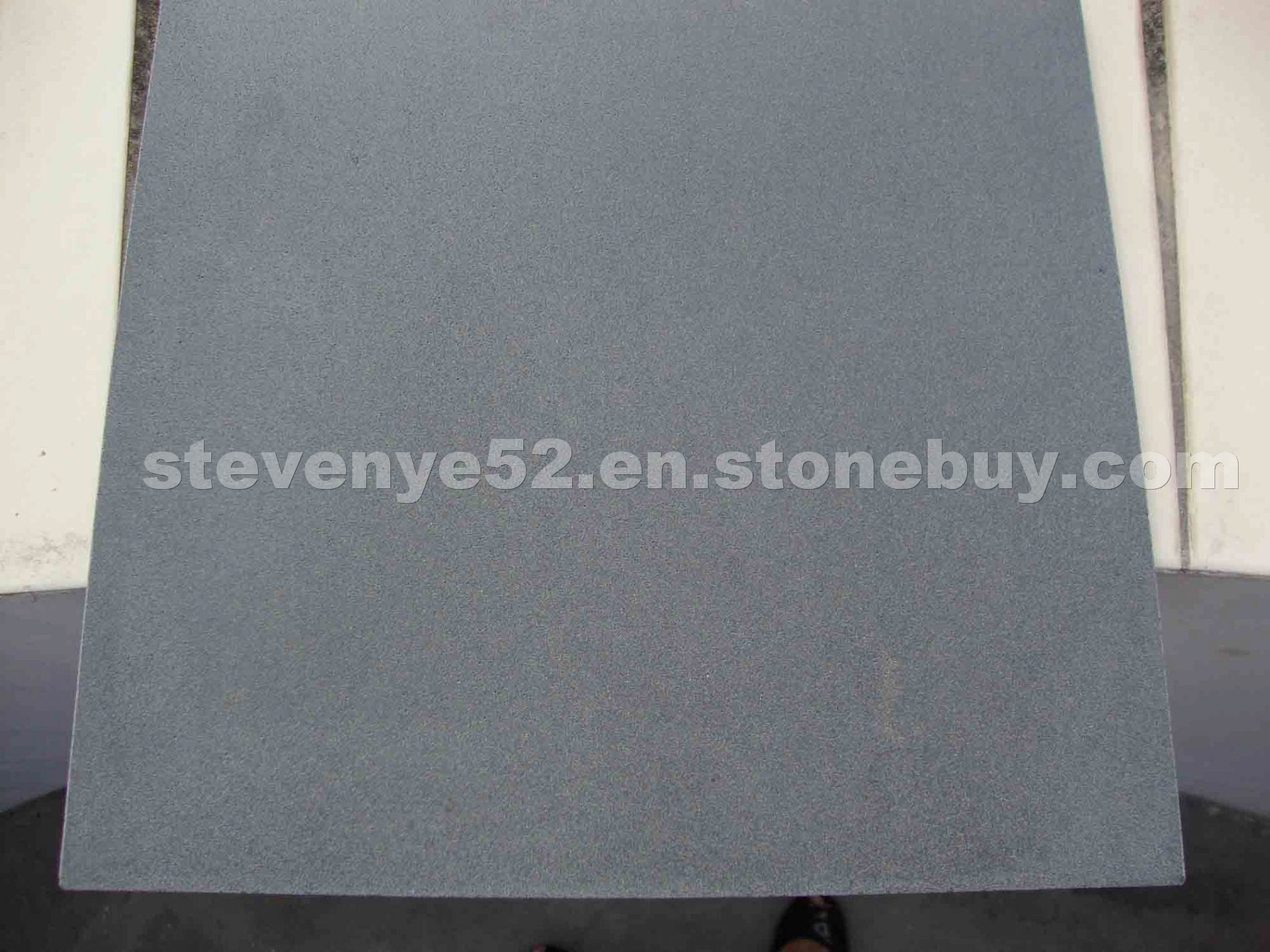 Blue stone honed