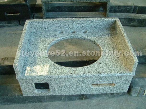 Padang light granite vanity tops