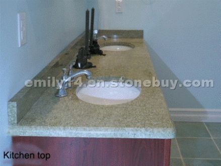 Carioca Gold granite vanity tops Carioca Gold granite vanity tops