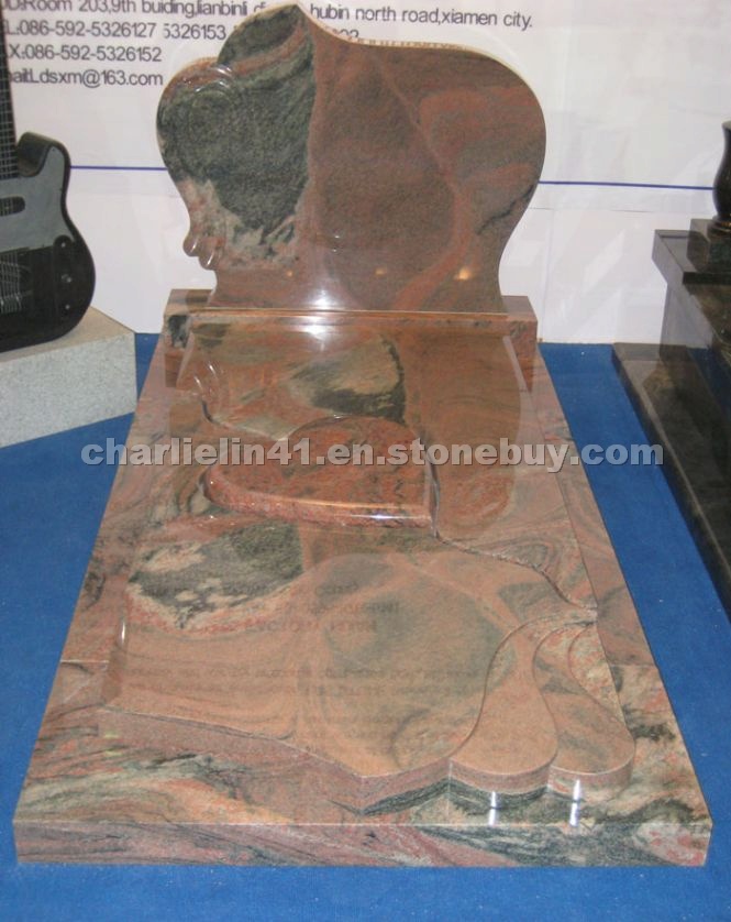 JH Red Graite Headstone JH Red Graite Headstone