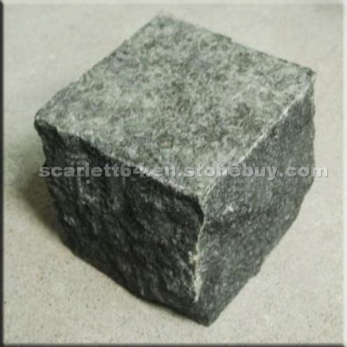Black Basalt Cube Flamed