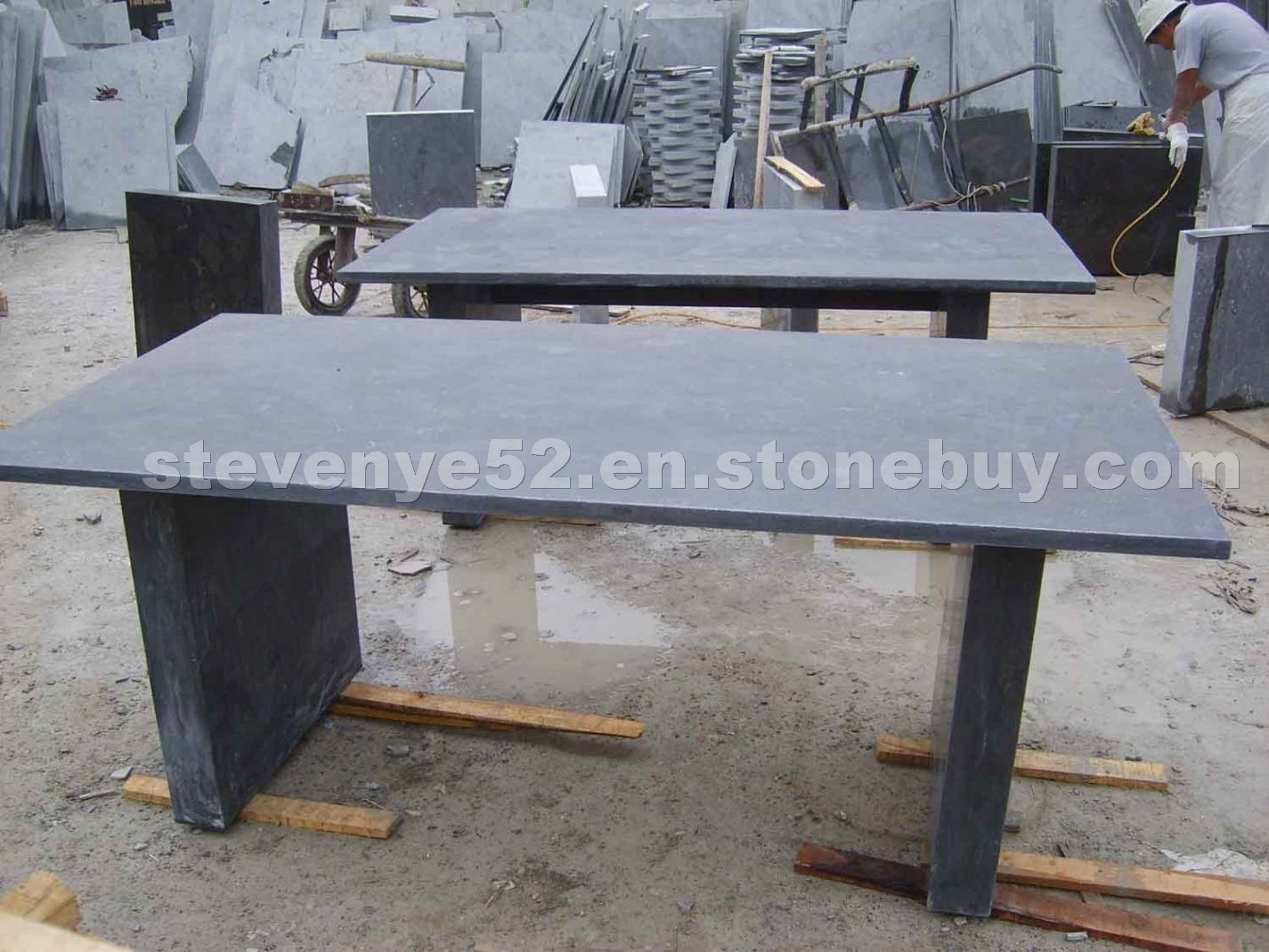 Blue Limestone table