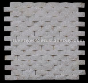 White Quartzite China Mosaic 2