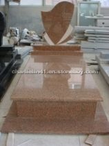 Maple Red Granite Tombstones
