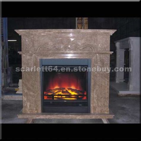 Light Emperador Fireplace Light Emperador Fireplace