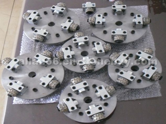 Bushhammering plate