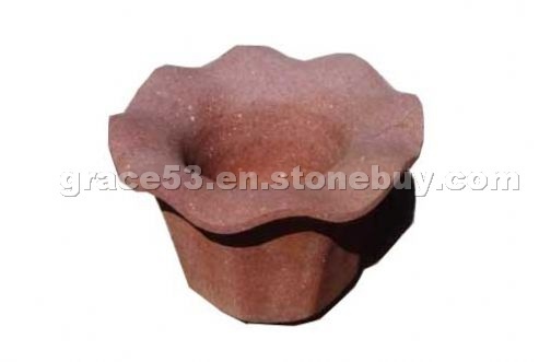 Red Sandstone Flower Pots