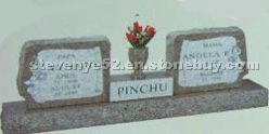 Africa red granite headstone