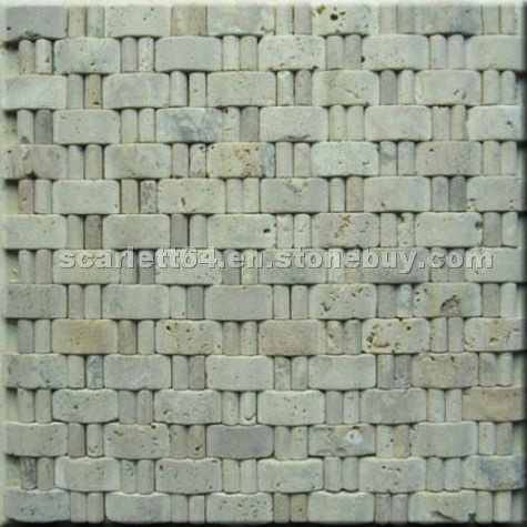 Cream Travertine Mosaic Tiles Cream Travertine Mosaic Tiles