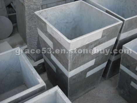 Limestone Flower Pots