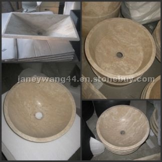Travertine Wash Basins, Travertine Sink