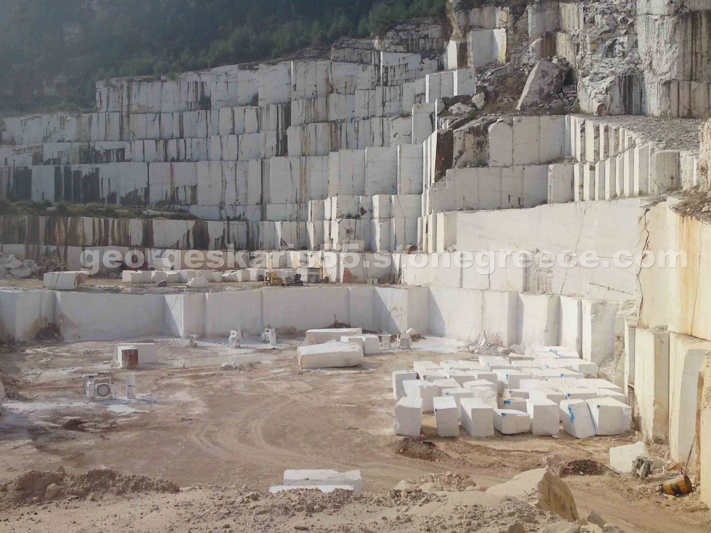 Thassos Pure White Marble Blocks