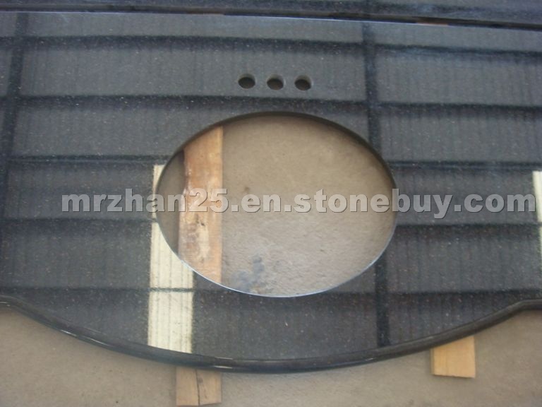 Black galaxy granite vanitytops Black galaxy granite vanitytops