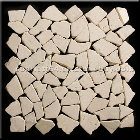 China Beige Marble Mosaic Tiles China Beige Marble Mosaic Tiles