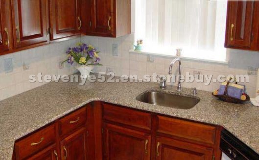 Violet granite kitchen countertop