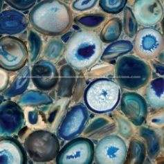 Blue Agate (Backlit view)