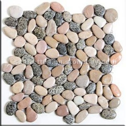 Glazed Lombok Pebble Tile