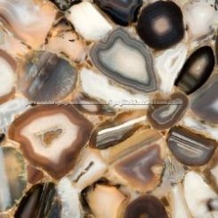 Gray Agate (Backlit view)
