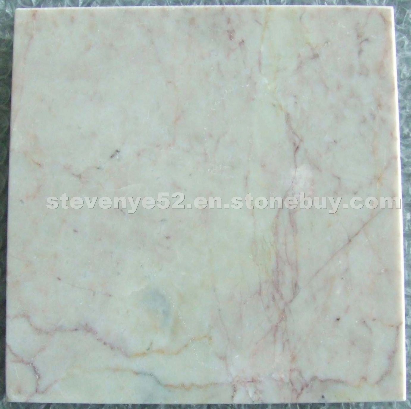 Red cream marble