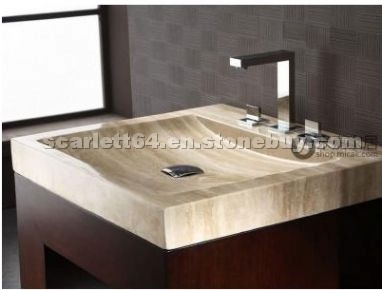 Beige Travertine Sink Beige Travertine Sink