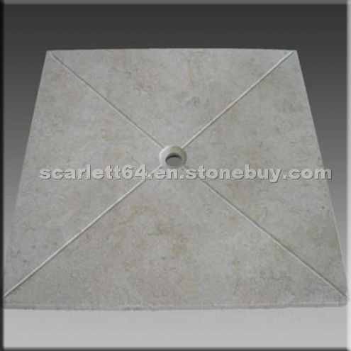 Grey Limestone Shower tray