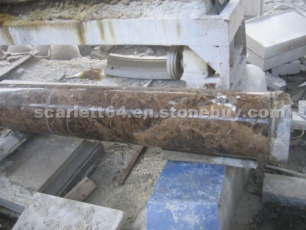 Dark Emperador Marble Column and Pillar