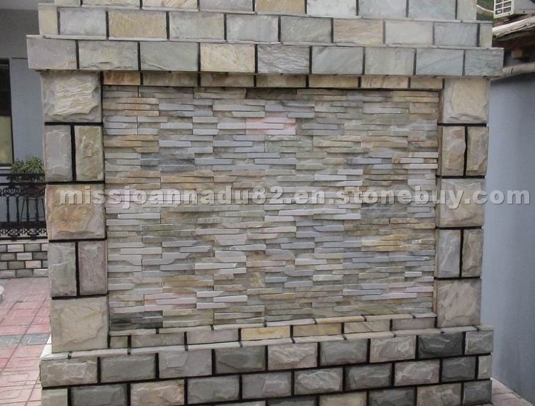 Golden Sand Slate Wall Tiles