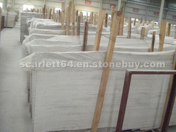Wooden White Marble