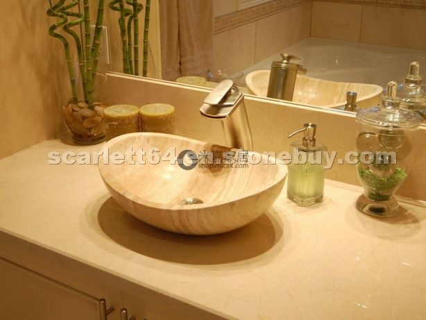 Beige Travertine Sink Beige Travertine Sink