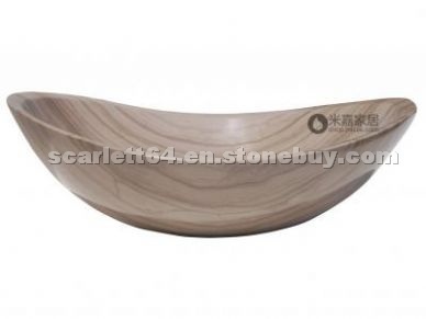 Wooden Grey Marble Sink