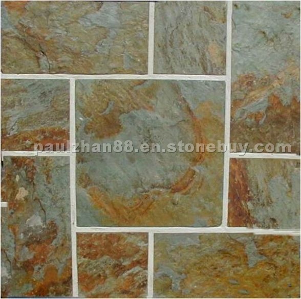 Chinese rusty green slate tile Chinese rusty green slate tile