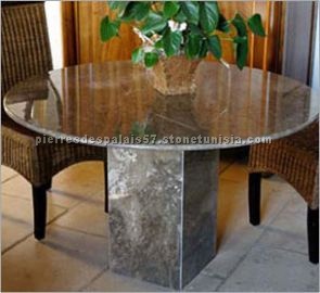 Gris Foussana Marble Tabletop