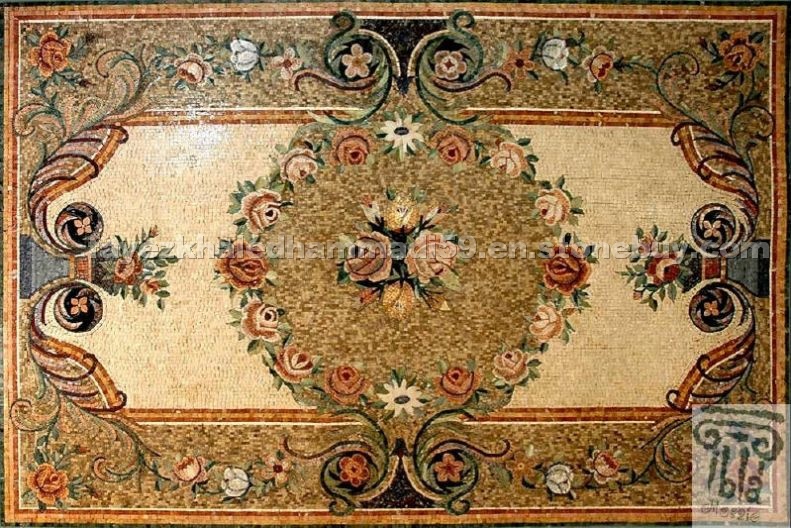 Carpet Rug Mosaic Marble Floor Inlay
