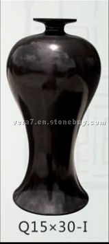 dark jade vase