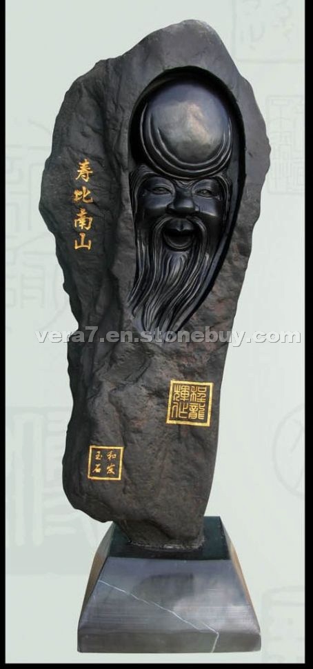 dark jade sculpture,black jade buddha dark jade sculpture,black jade buddha