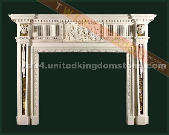 stone fireplace
